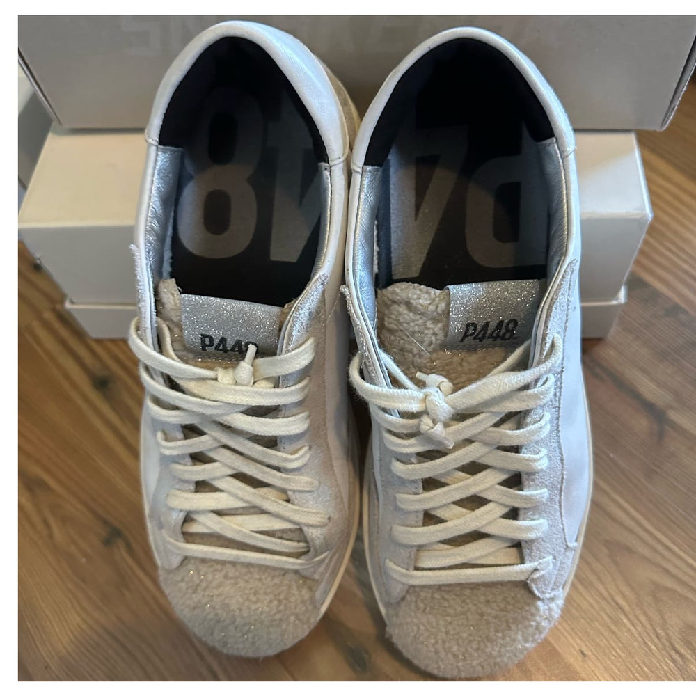 P448 John Lama Lace up low Sneaker Size 39 - Picture 2 of 12